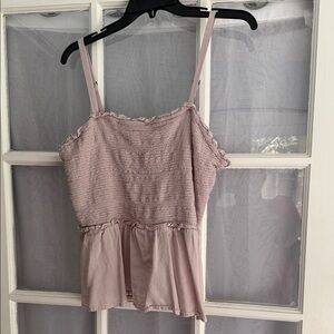 Old Navy Lilac Ruffle Camisole